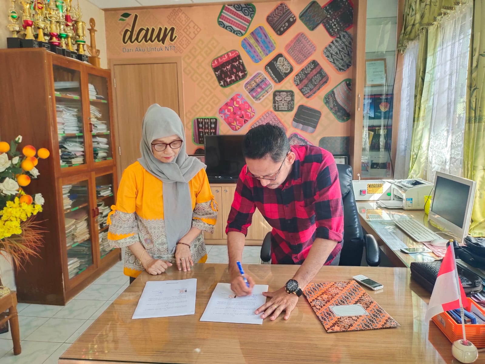 Dapur Kelor Indonesia (DPI) Ajak Kerja Sama SMKN 4 Untuk Pembuatan Alat Pengering Daun Kelor