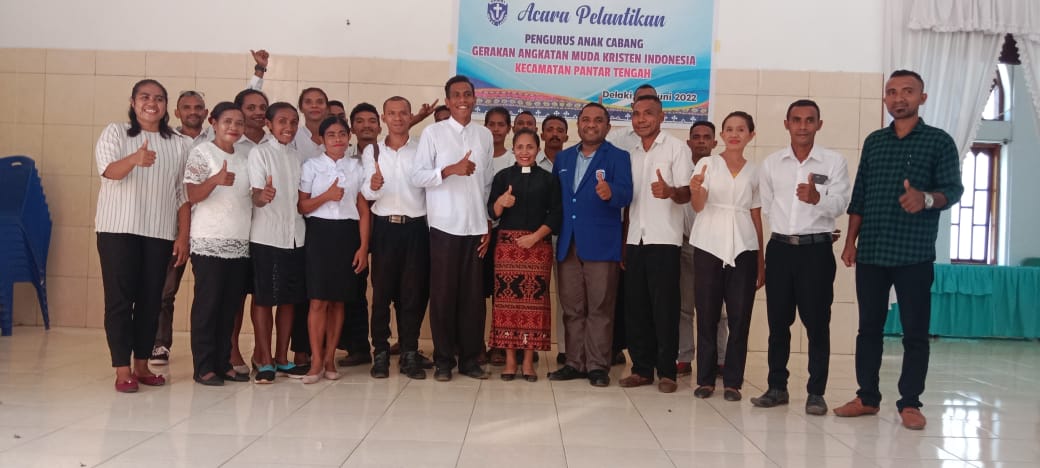 GAMKI Alor Lantik  PAC Pantar Tengah di Desa Delaki