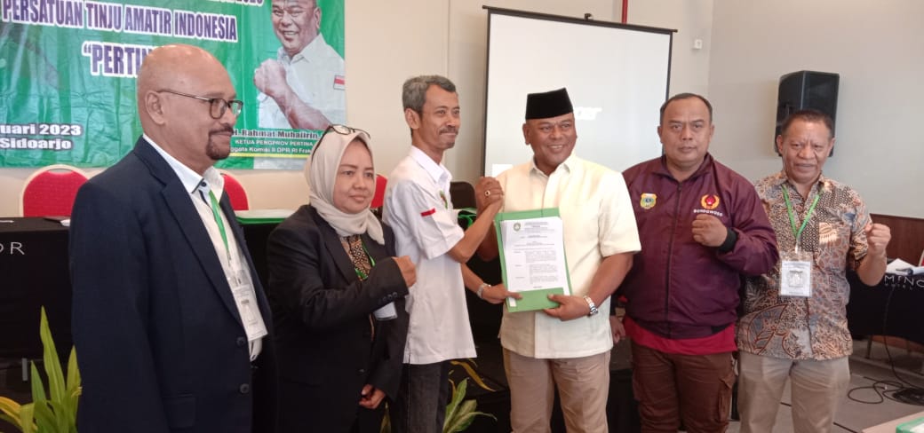 Ketua Persatuan Tinju Jatim di Nahkodai Oleh Rahmat Muhajirin